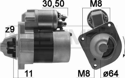 Messmer 220018R - Стартер vvparts.bg