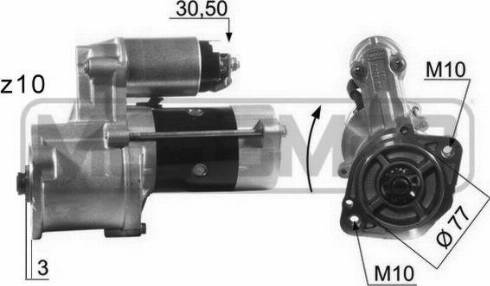 Messmer 220013A - Стартер vvparts.bg