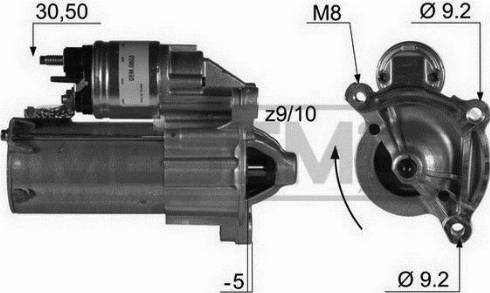 Messmer 220012A - Стартер vvparts.bg