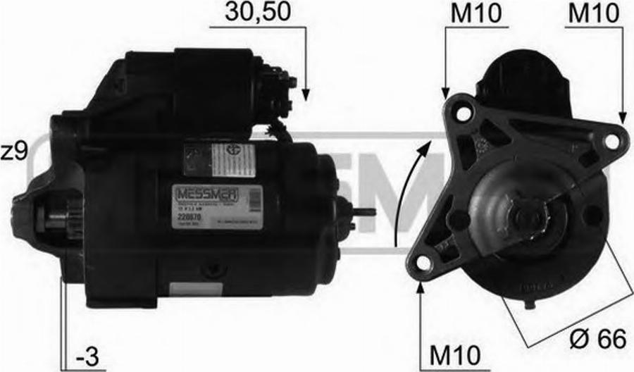 Messmer 220070 - Стартер vvparts.bg