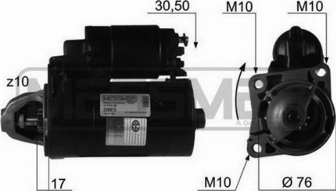 Messmer 220073R - Стартер vvparts.bg