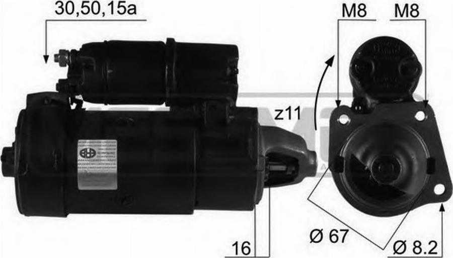 Messmer 220072 - Стартер vvparts.bg