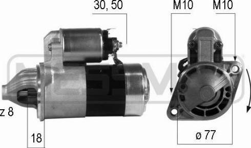 Messmer 220191A - Стартер vvparts.bg