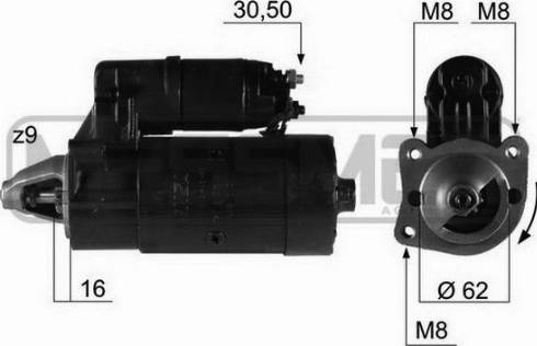 Messmer 220193R - Стартер vvparts.bg