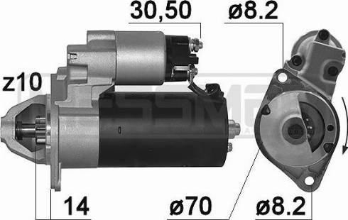 Messmer 220146R - Стартер vvparts.bg