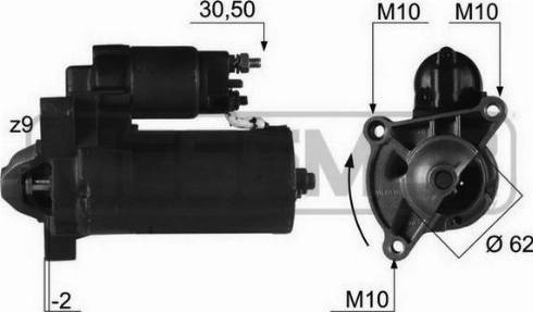 Messmer 220140A - Стартер vvparts.bg