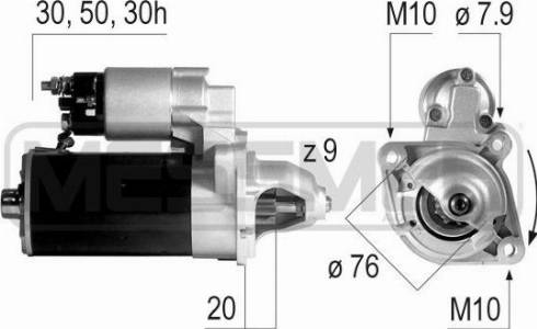 Messmer 220147A - Стартер vvparts.bg