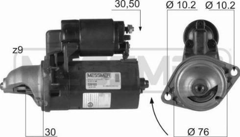 Messmer 220153A - Стартер vvparts.bg