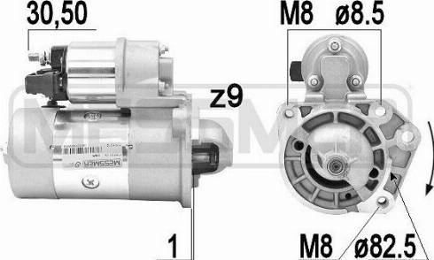 Messmer 220161A - Стартер vvparts.bg