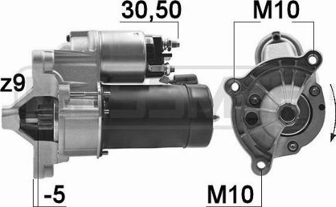 Messmer 220163A - Стартер vvparts.bg