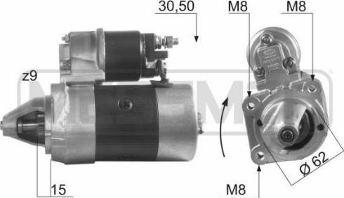 Messmer 220162A - Стартер vvparts.bg