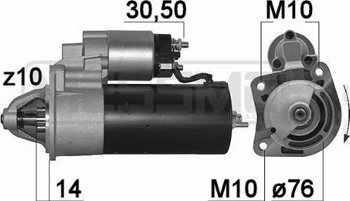 Messmer 220167A - Стартер vvparts.bg