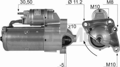 Messmer 220136A - Стартер vvparts.bg