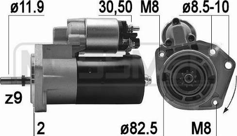 Messmer 220128A - Стартер vvparts.bg