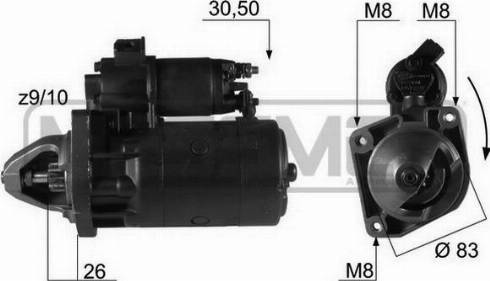 Messmer 220123R - Стартер vvparts.bg