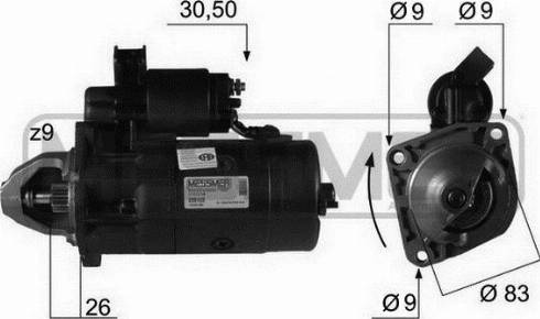 Messmer 220122R - Стартер vvparts.bg