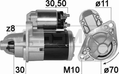 Messmer 220894A - Стартер vvparts.bg