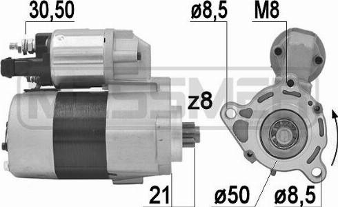 Messmer 220892A - Стартер vvparts.bg