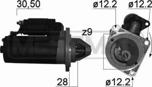 Messmer 220858 - Стартер vvparts.bg