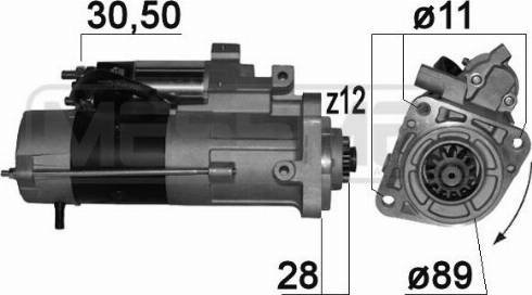 Messmer 220861A - Стартер vvparts.bg