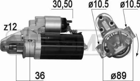 Messmer 220867 - Стартер vvparts.bg