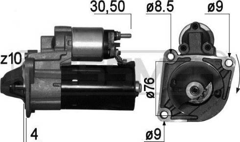 Messmer 220819A - Стартер vvparts.bg