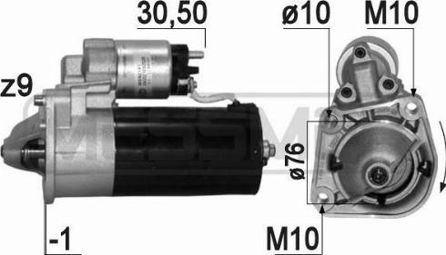 Messmer 220813A - Стартер vvparts.bg