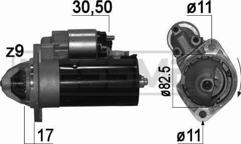 Messmer 220889A - Стартер vvparts.bg