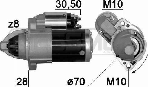 Messmer 220884A - Стартер vvparts.bg