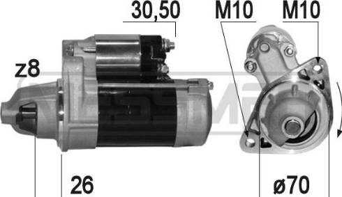 Messmer 220826A - Стартер vvparts.bg