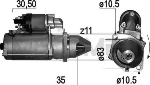 Messmer 220820 - Стартер vvparts.bg