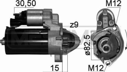 Messmer 220870A - Стартер vvparts.bg