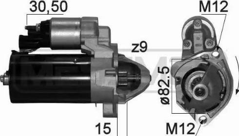 Messmer 220870 - Стартер vvparts.bg