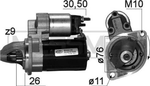 Messmer 220871A - Стартер vvparts.bg