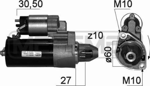 Messmer 220872A - Стартер vvparts.bg