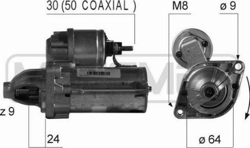 Messmer 220359A - Стартер vvparts.bg