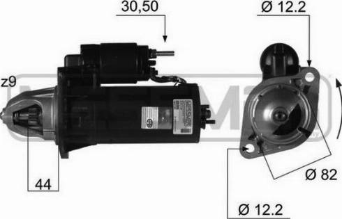 Messmer 220355A - Стартер vvparts.bg