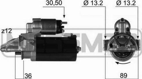 Messmer 220353A - Стартер vvparts.bg