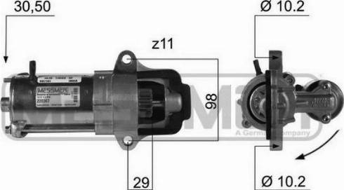 Messmer 220367A - Стартер vvparts.bg