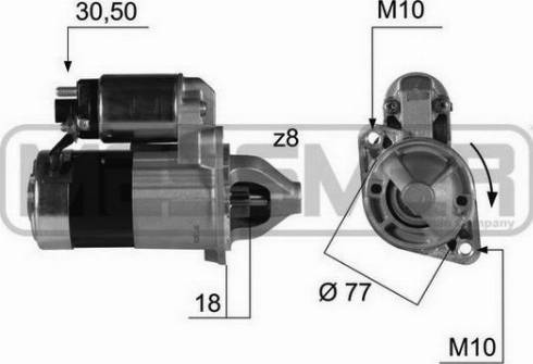 Messmer 220384R - Стартер vvparts.bg