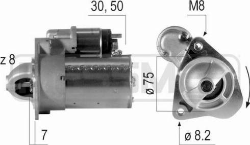 Messmer 220386A - Стартер vvparts.bg