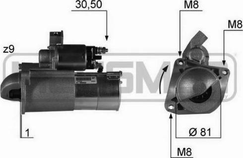 Messmer 220331A - Стартер vvparts.bg