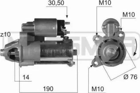 Messmer 220374 - Стартер vvparts.bg