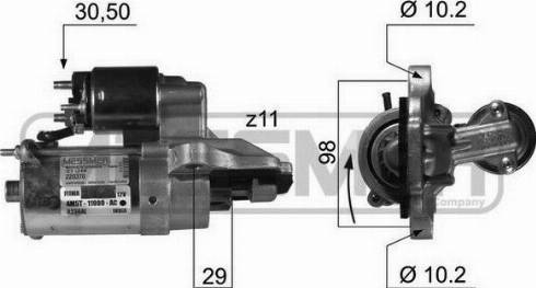 Messmer 220370A - Стартер vvparts.bg