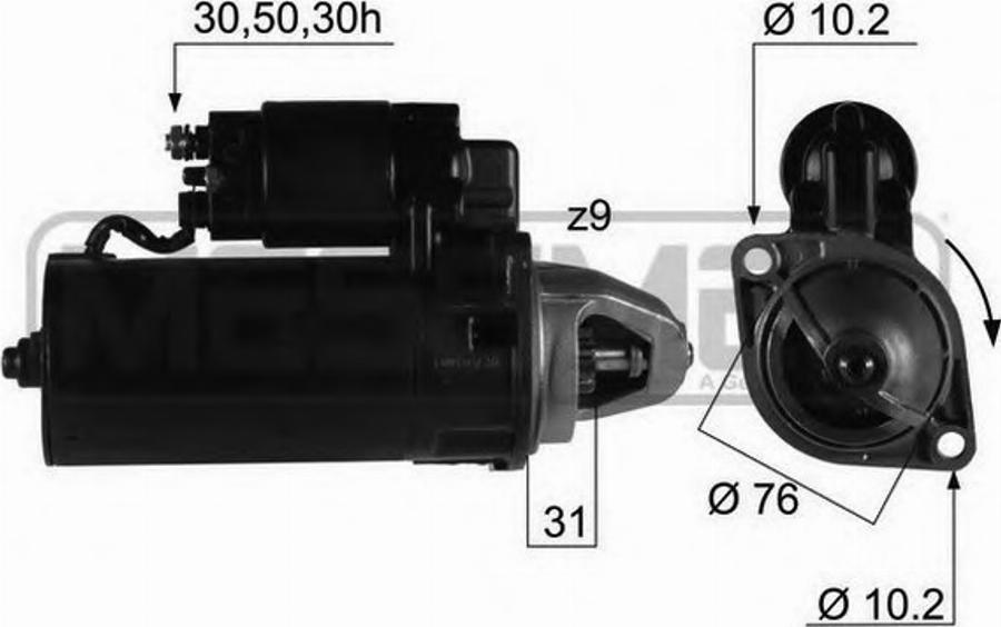 Messmer 220201 - Стартер vvparts.bg