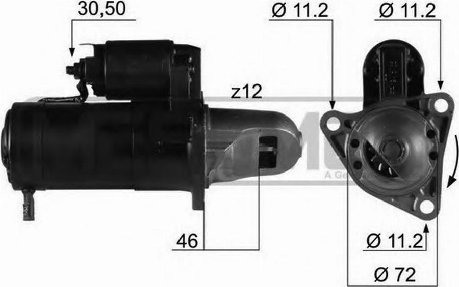 Messmer 220215 - Стартер vvparts.bg