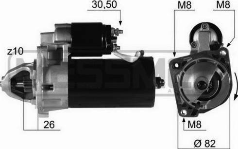 Messmer 220216A - Стартер vvparts.bg