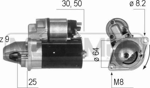 Messmer 220211A - Стартер vvparts.bg