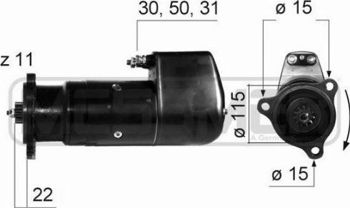 Messmer 22703 - Стартер vvparts.bg