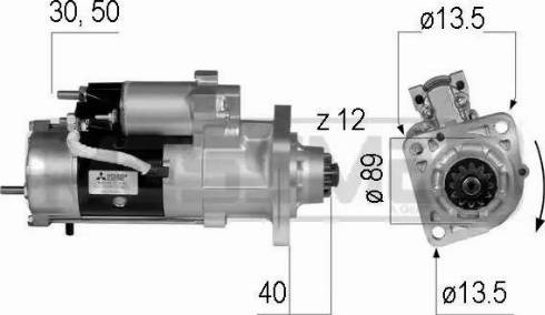 Messmer 220224 - Стартер vvparts.bg